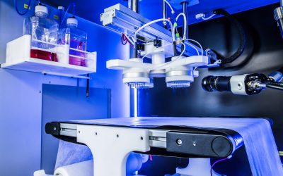 Electrospinning device for medical applications