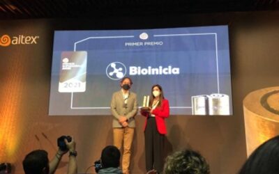 Grupo Bioinicia recibe el Premio Aitex Innovación ante la Covid-19 2021